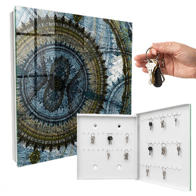 Key storage box Geometric mandala