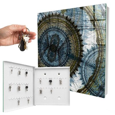 Key storage box Geometric mandala