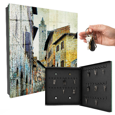 Key cabinet for wall Mediterranean Street