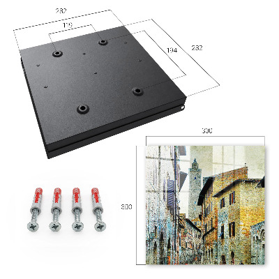 Key cabinet for wall Mediterranean Street