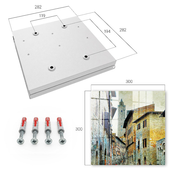 Key cabinet for wall Mediterranean Street