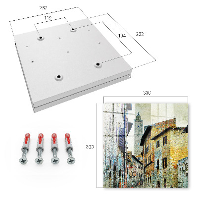 Key cabinet for wall Mediterranean Street
