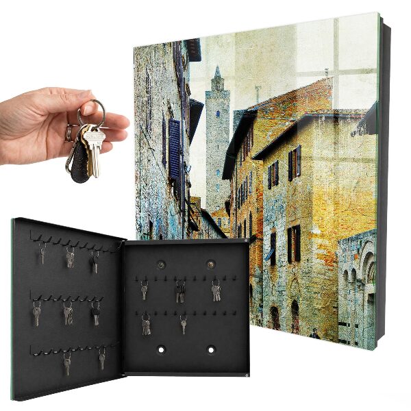 Key cabinet for wall Mediterranean Street
