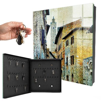 Key cabinet for wall Mediterranean Street