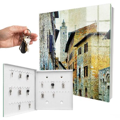 Key cabinet for wall Mediterranean Street