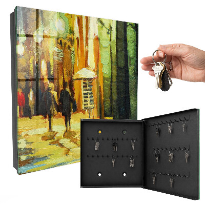 Key box City at night
