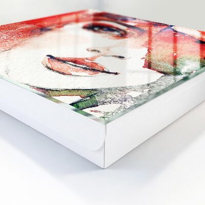 Key storage box Portrait of a woman