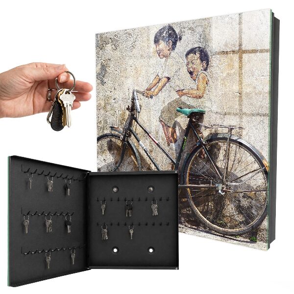 Key cabinet for wall Children and bicycle