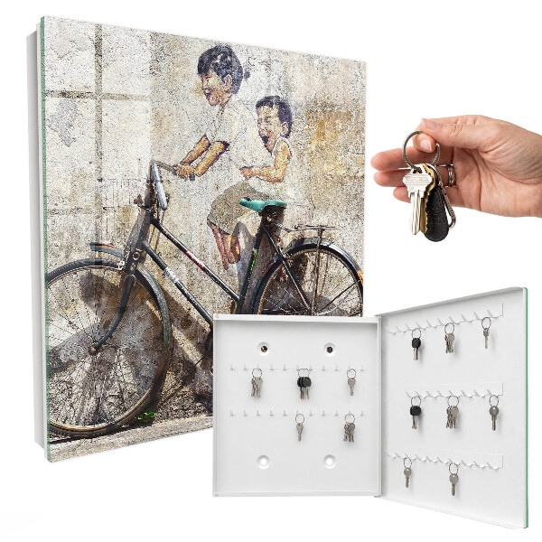 Key cabinet for wall Children and bicycle