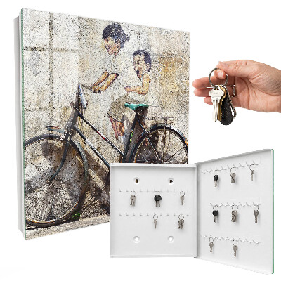 Key cabinet for wall Children and bicycle