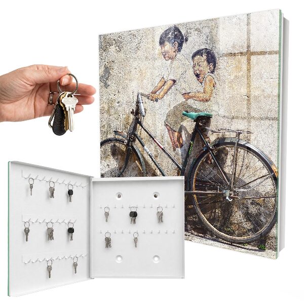 Key cabinet for wall Children and bicycle