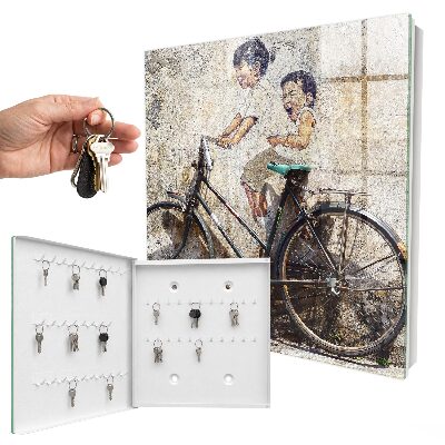 Key cabinet for wall Children and bicycle