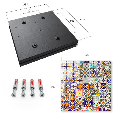 Key box Colorful tiles