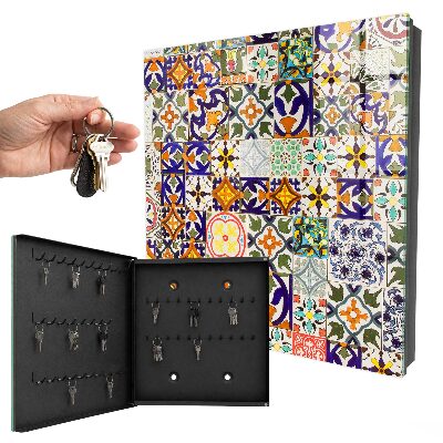 Key box Colorful tiles