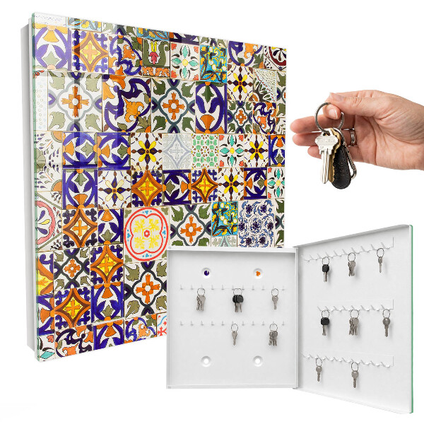 Key box Colorful tiles