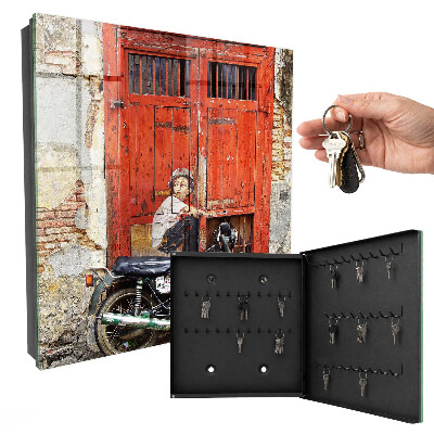Key storage box Street art