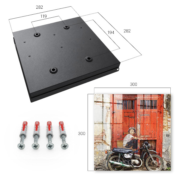 Key storage box Street art
