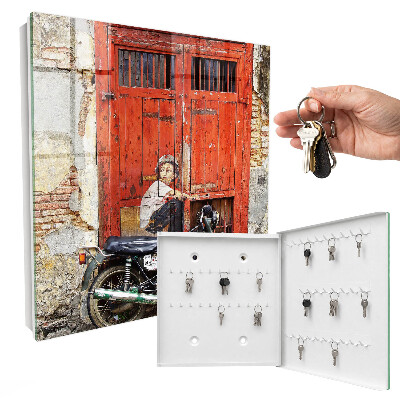 Key storage box Street art