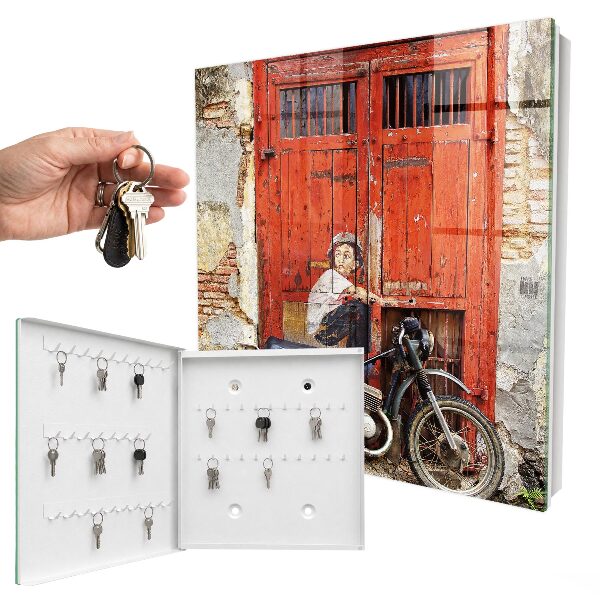 Key storage box Street art