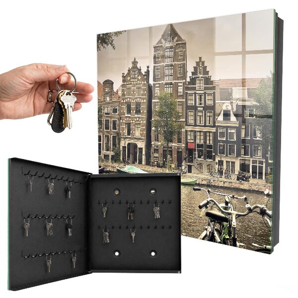 Key cabinet for wall Peace in the city