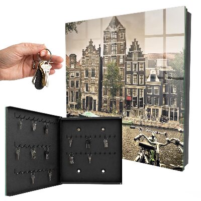 Key cabinet for wall Peace in the city