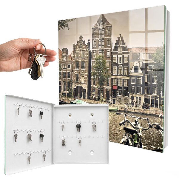 Key cabinet for wall Peace in the city