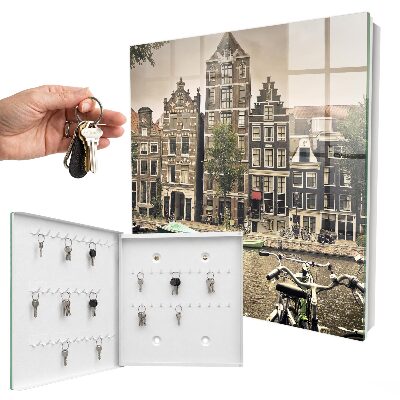 Key cabinet for wall Peace in the city