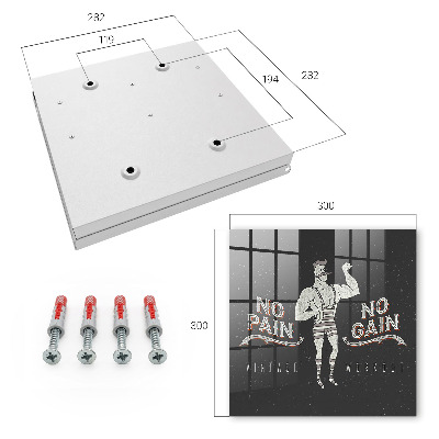 Key storage box Retro Strongman
