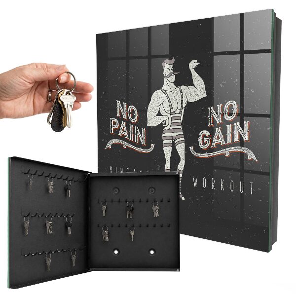 Key storage box Retro Strongman