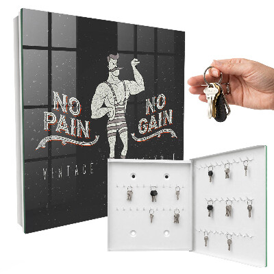 Key storage box Retro Strongman