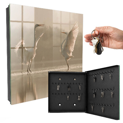 Key cabinet for wall Bird Dance