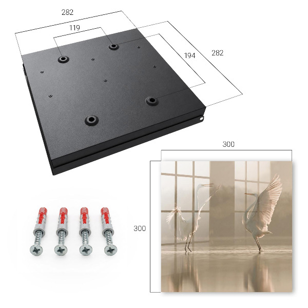 Key cabinet for wall Bird Dance