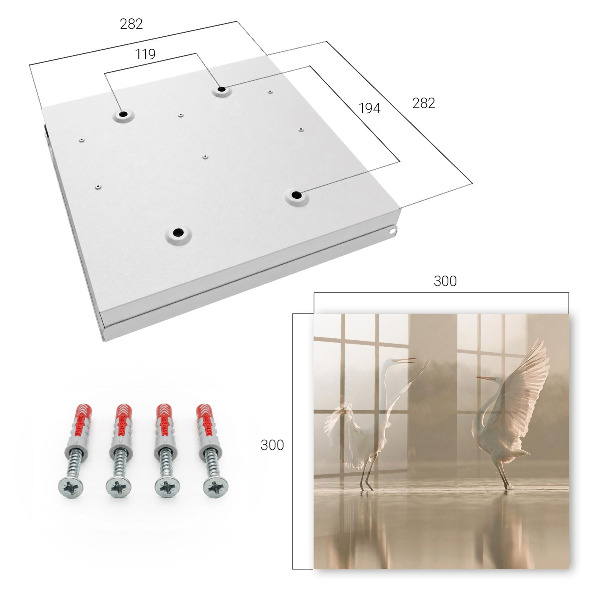 Key cabinet for wall Bird Dance