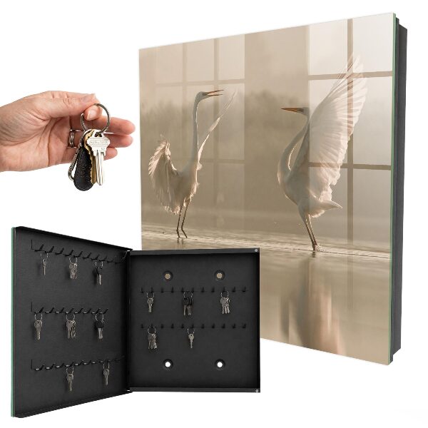 Key cabinet for wall Bird Dance