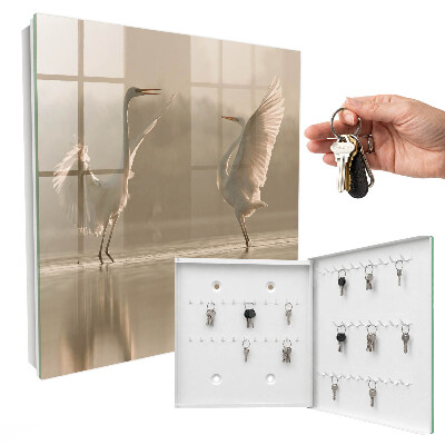 Key cabinet for wall Bird Dance