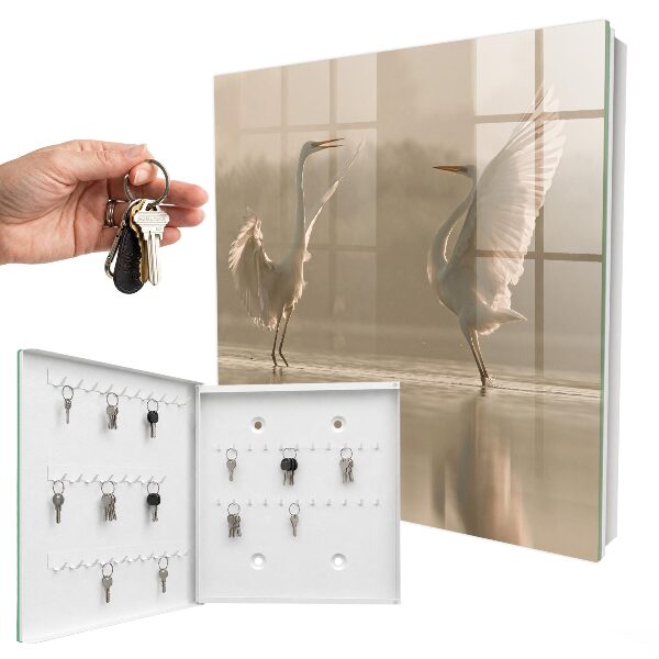Key cabinet for wall Bird Dance