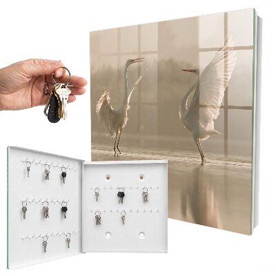 Key cabinet for wall Bird Dance