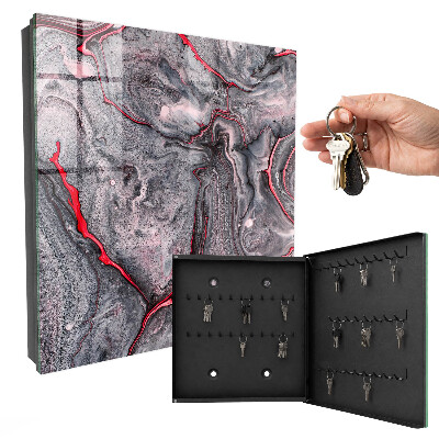 Key cabinet for wall Expressive abstraction