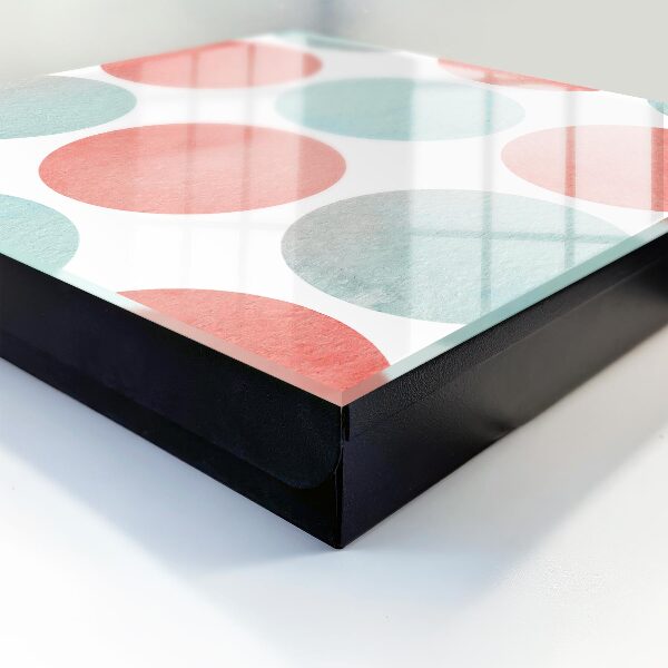Key storage box Pastel circles