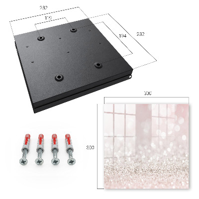 Key cabinet for wall Romantic bokeh effect