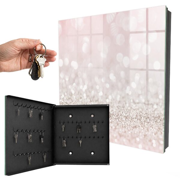 Key cabinet for wall Romantic bokeh effect