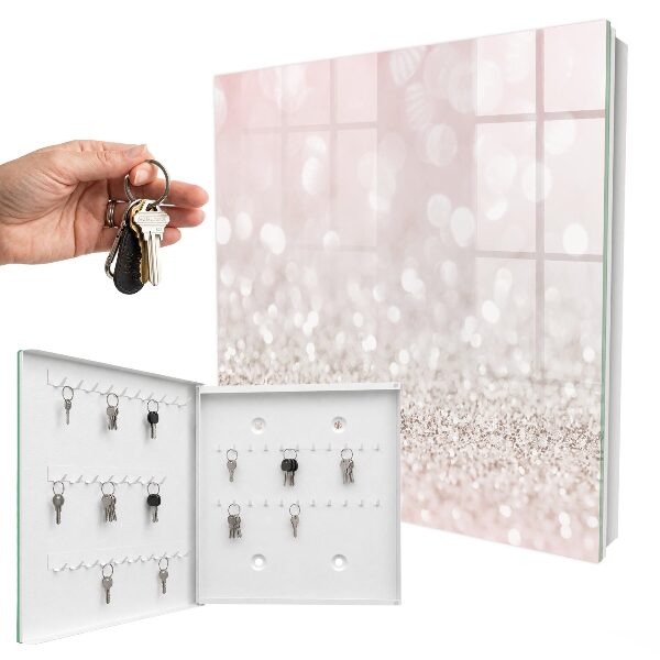 Key cabinet for wall Romantic bokeh effect