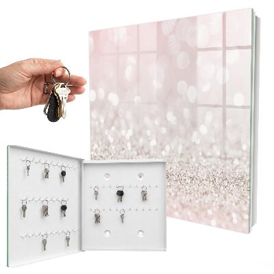 Key cabinet for wall Romantic bokeh effect