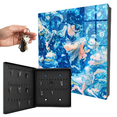 Key box Colorful swirls