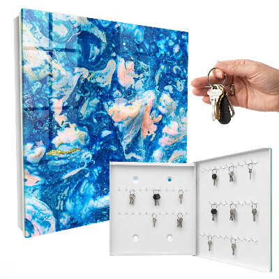 Key box Colorful swirls