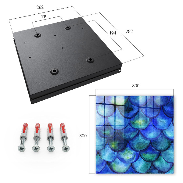 Key box Blue scales