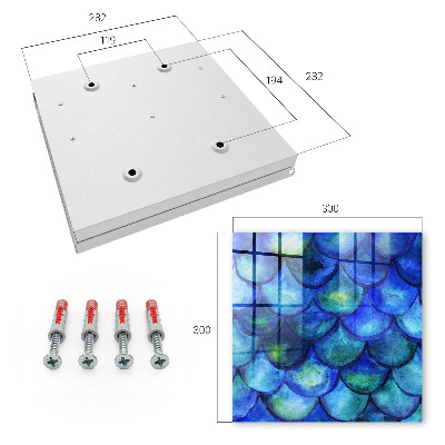 Key box Blue scales