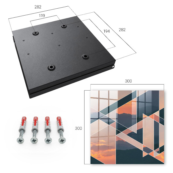 Key cabinet for wall Western Mountains