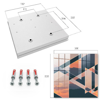Key cabinet for wall Western Mountains