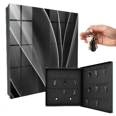 Key storage box Abstract leaves